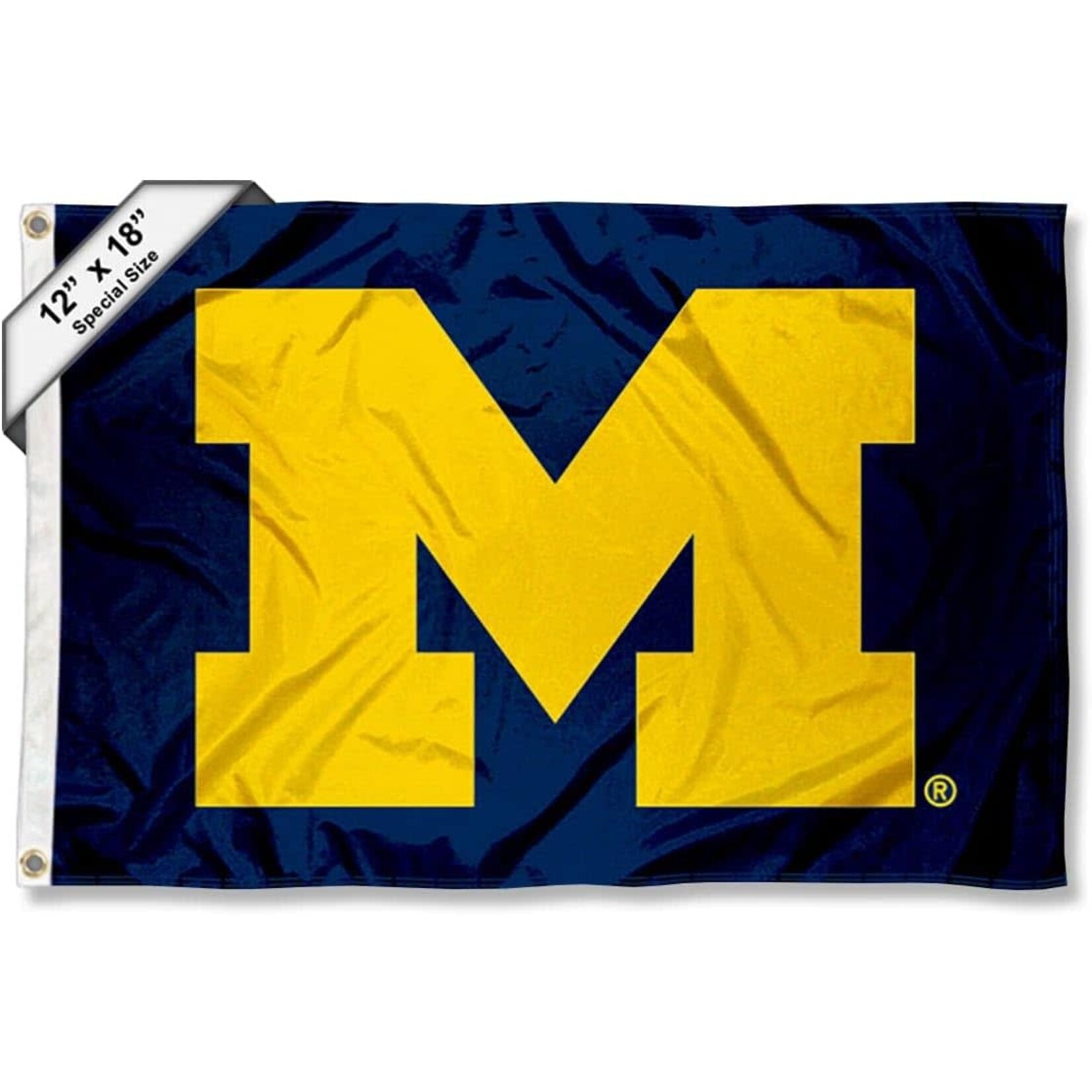 Sewing Concepts Michigan Wolverines Golf Cart and Boat Flag 12'' x 18''