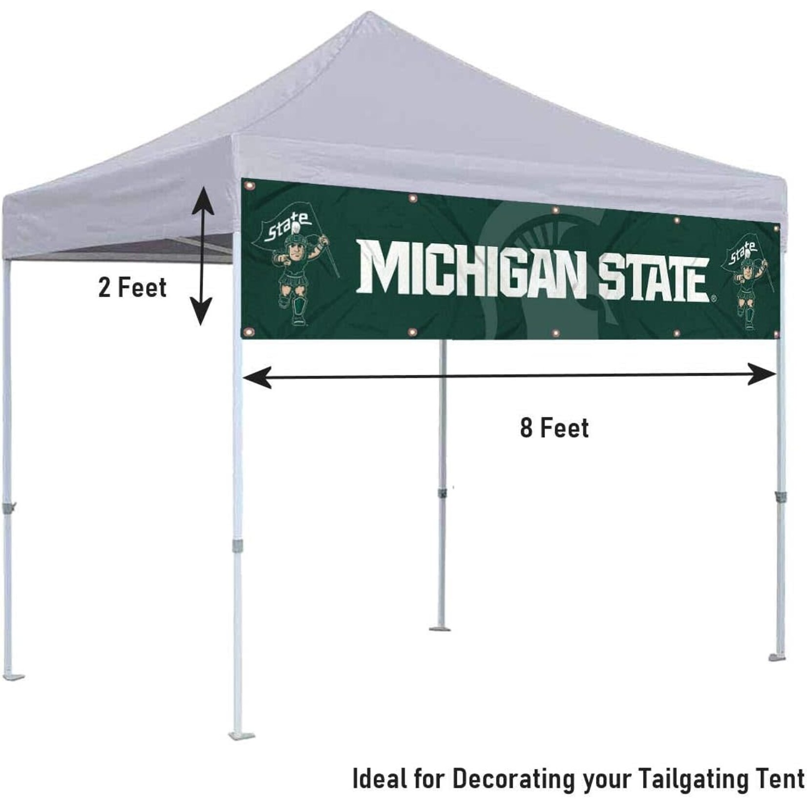 Sewing Concepts Michigan State Spartans Large 2' x 8' Foot Banner