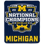 Wincraft Michigan Wolverines National Football Champions Blanket - Winning Image 50" x 60"