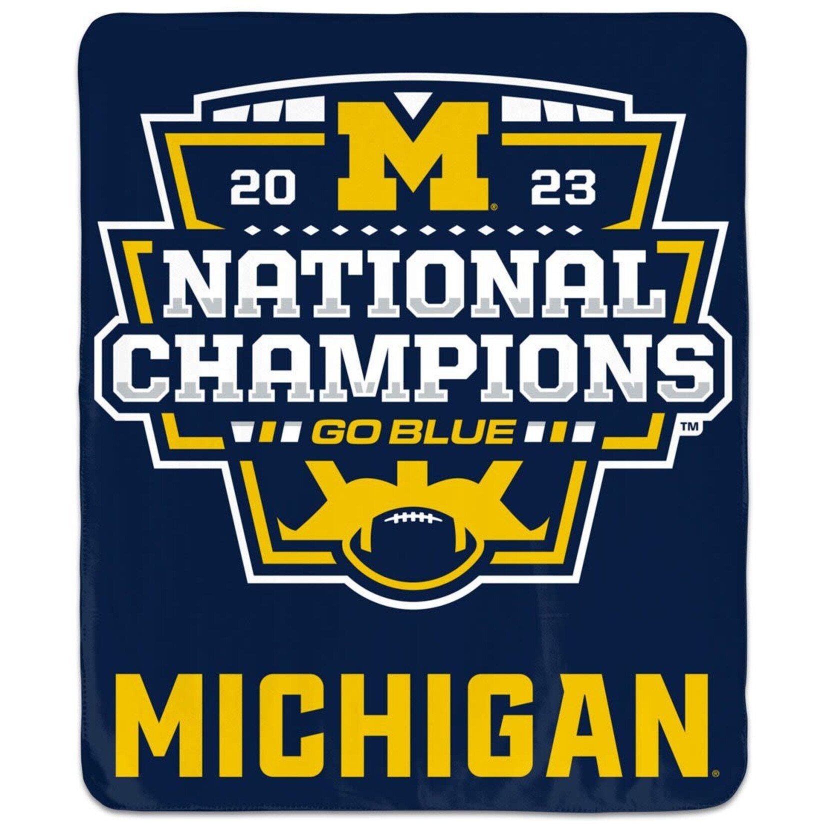 Wincraft Michigan Wolverines National Football Champions Blanket - Winning Image 50" x 60"