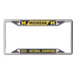 Wincraft Michigan Wolverines National Champions 2023 Metal License Plate Frame