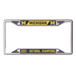 Wincraft Michigan Wolverines National Champions 2023 Metal License Plate Frame