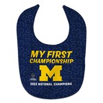 Wincraft Michigan Wolverines National Champions 2023 All Pro Baby Bib