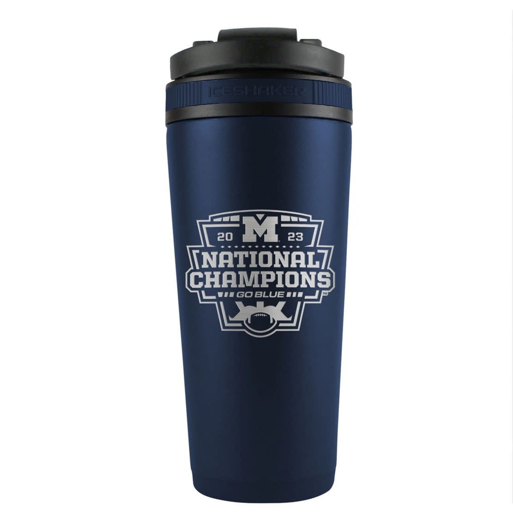 Ice Shaker Michigan Wolverines College Football Playoff 2023 National Champions 26oz. Ice Shaker Bottle