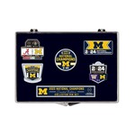 Wincraft Michigan Wolverines 2023 National Champions 5-Piece Collector Pin Set