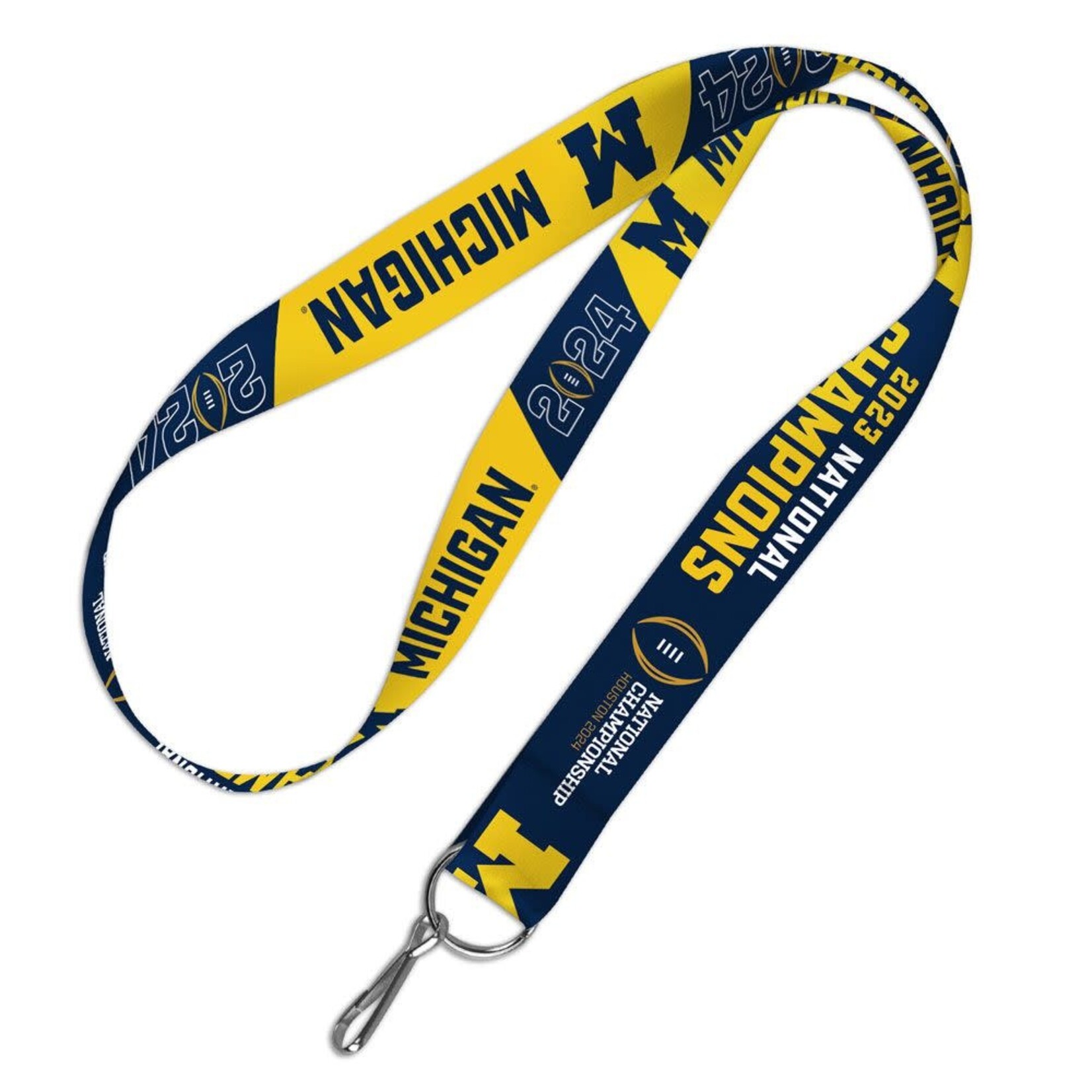 Wincraft Michigan Wolverines College Football Playoff 2023 National Champions 24" Buckle Lanyard