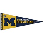 Wincraft Michigan Wolverines 2023 National Champions 12" x 30" Premium Pennant