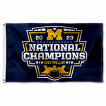 Sewing Concepts Michigan Wolverines College Football Playoff 2023 National Champions 3'x 5' Flag