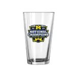 Logo Brands Michigan 2023 CFP National Champions 16oz Repeat Pint Glass