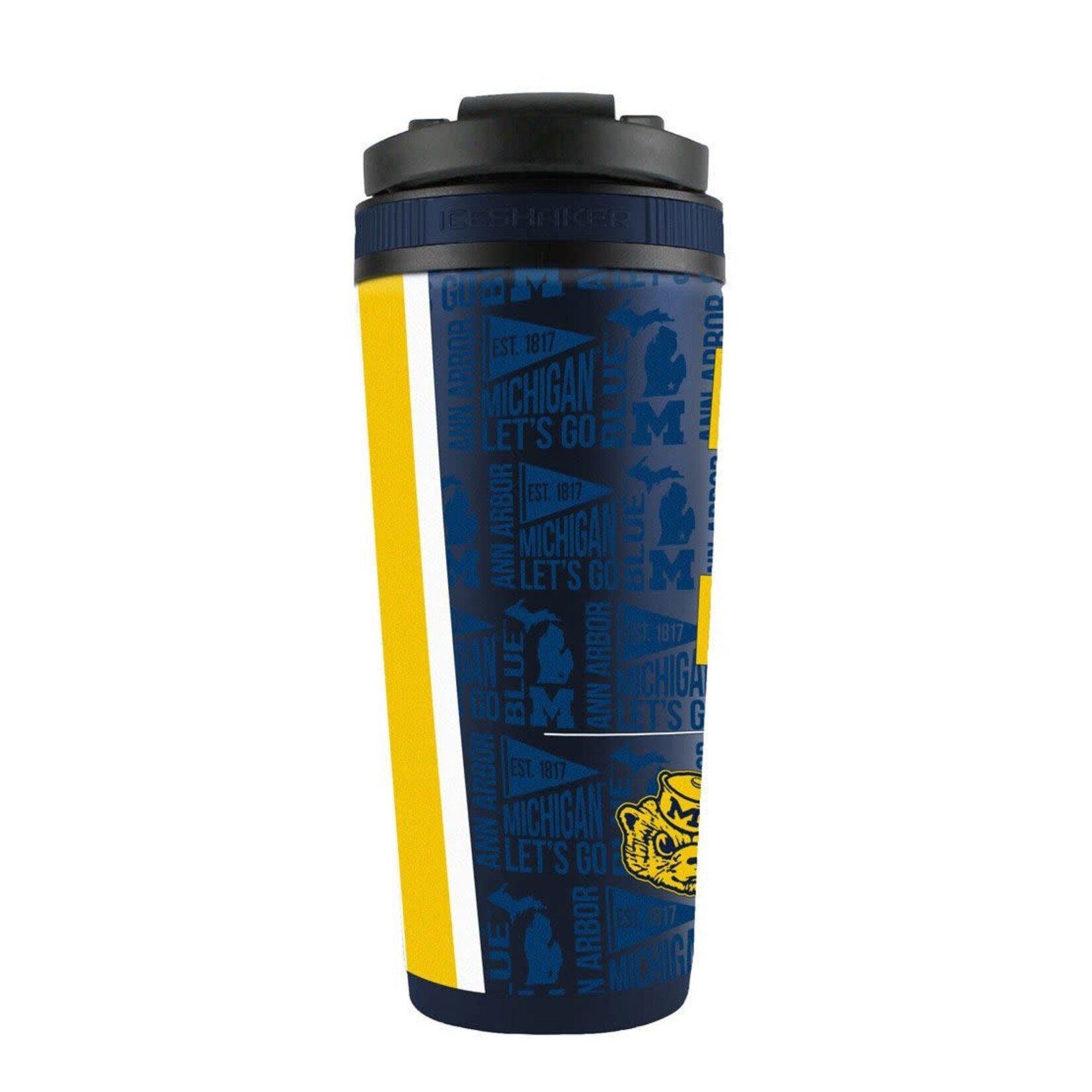 Wincraft Michigan Wolverines /College Vault 26oz 4D Stainless Steel Ice Shaker