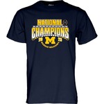 Blue 84 Michigan Wolverines 2023 Champs SCAT BACK Tee Shirt       - 60% Off!