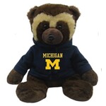 Mascot Factory University of Michigan Cuddle Buddy Wolverine 9'' Sitting