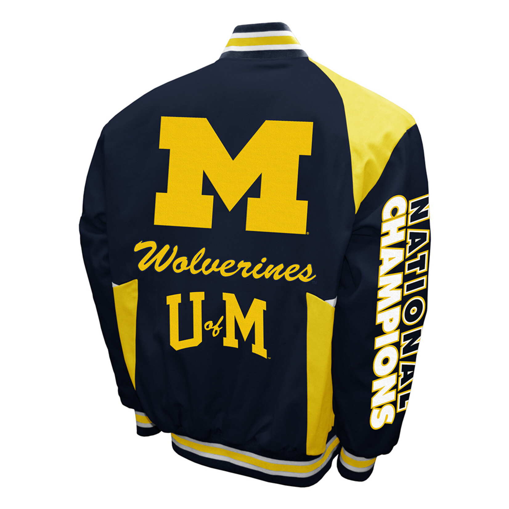 Franchise Club Michigan Wolverines College Football Playoff 2023 National Champions Stout Twill Full-Snap Jacket