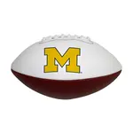Logo Brands Michigan Wolverines Official-Size Autograph Football
