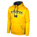 Colosseum Athletics Michigan Wolverines Men's Reese Pullover Hoodie