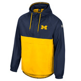 University of Michigan Men's T1000 1/2 Zip Anorak Jacket - The