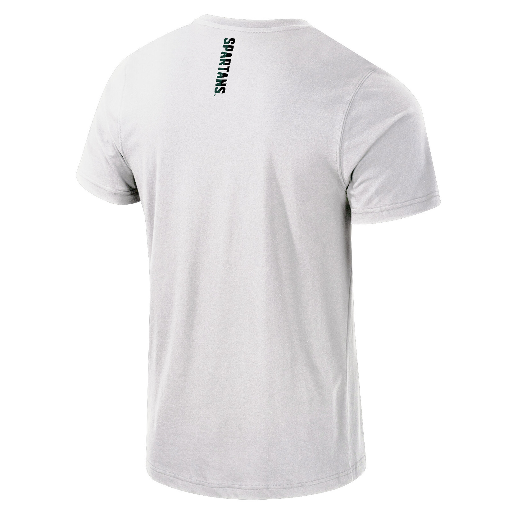 Colosseum Athletics Michigan State Spartans Men's Russ Short Sleeve Active Blend Tee