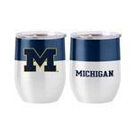 Logo Brands University of Michigan Wolverines 16oz Curved Beverage Tumbler