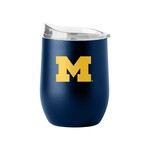 Logo Brands University of Michigan Wolverines 16oz Curved Beverage Tumbler