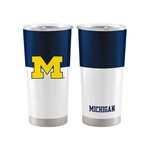 Logo Brands University of Michigan Wolverines 20oz Colorblock Tumbler – Stainless Steel