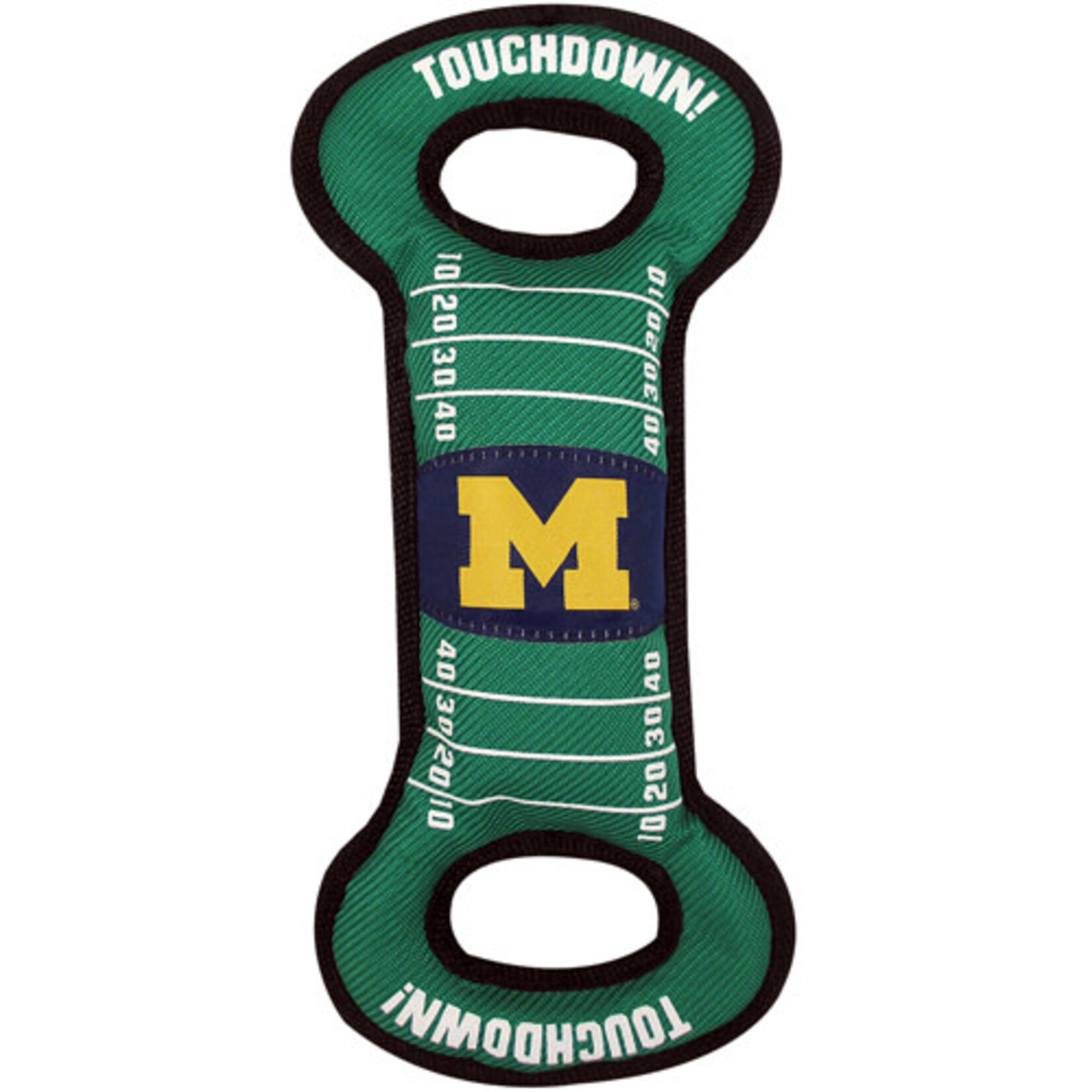 Pets First Inc NCAA Michigan Wolverines Pet Field Tug Toy