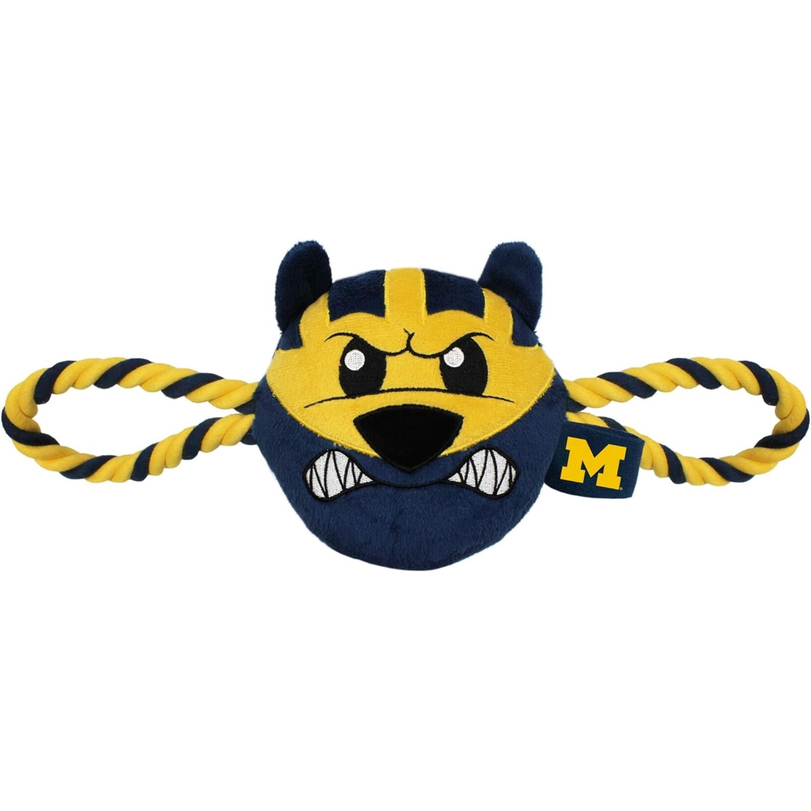 Pets First Inc University of Michigan Wolverines Mascot Plush Rope Pet Toy