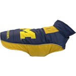 Pets First Inc Michigan Wolverines Dog Puffer Vest