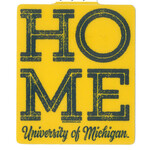 Blue 84 Michigan Wolverines ''Home'' Sticker