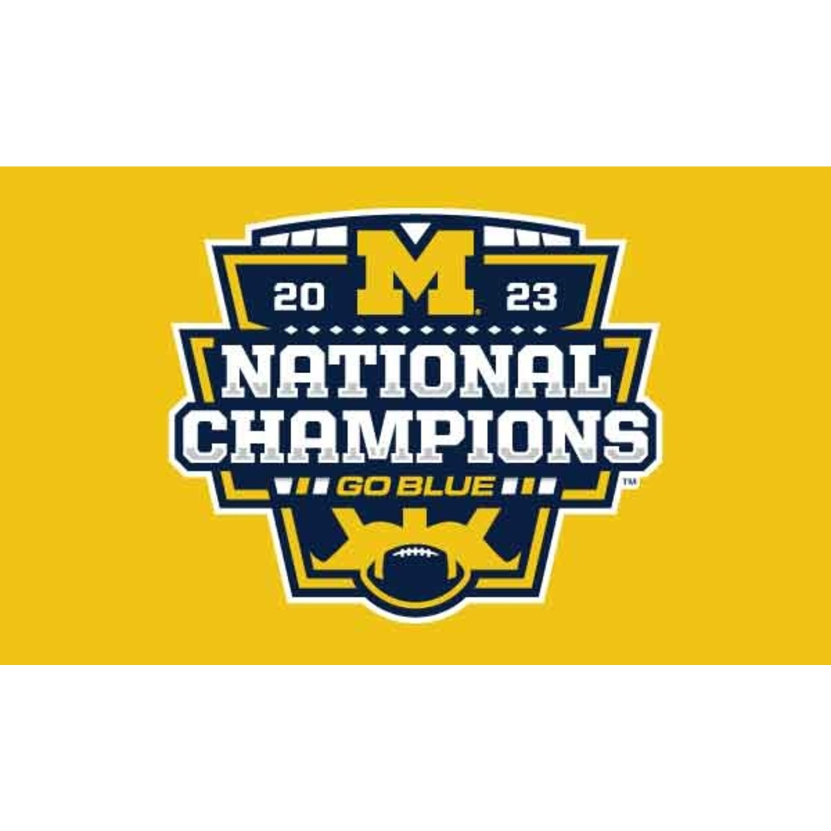 Sewing Concepts UM CFP National Champions Flag 3x5