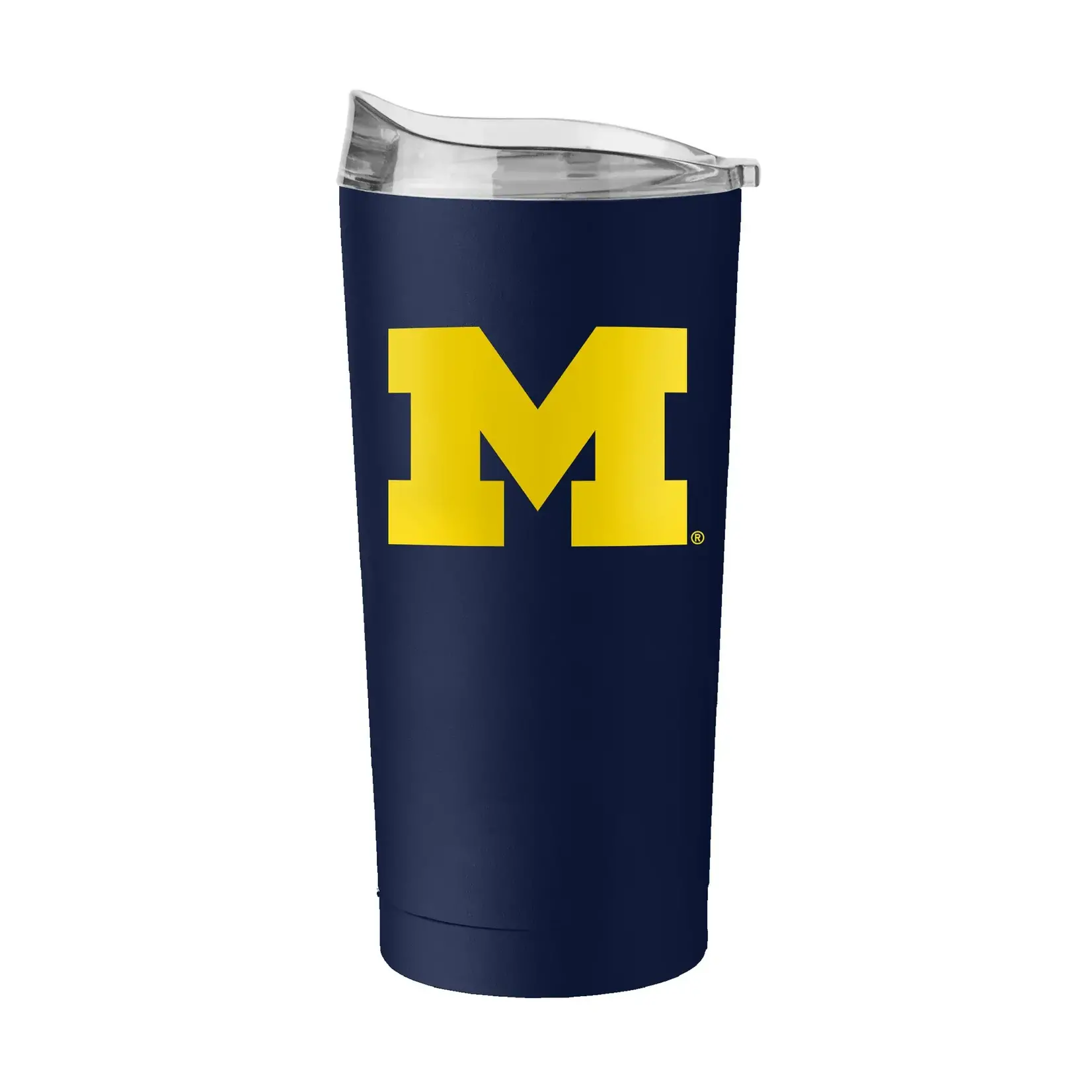Logo Brands University of Michigan Wolverines 20oz Flipside Powder Coat Tumbler – Navy