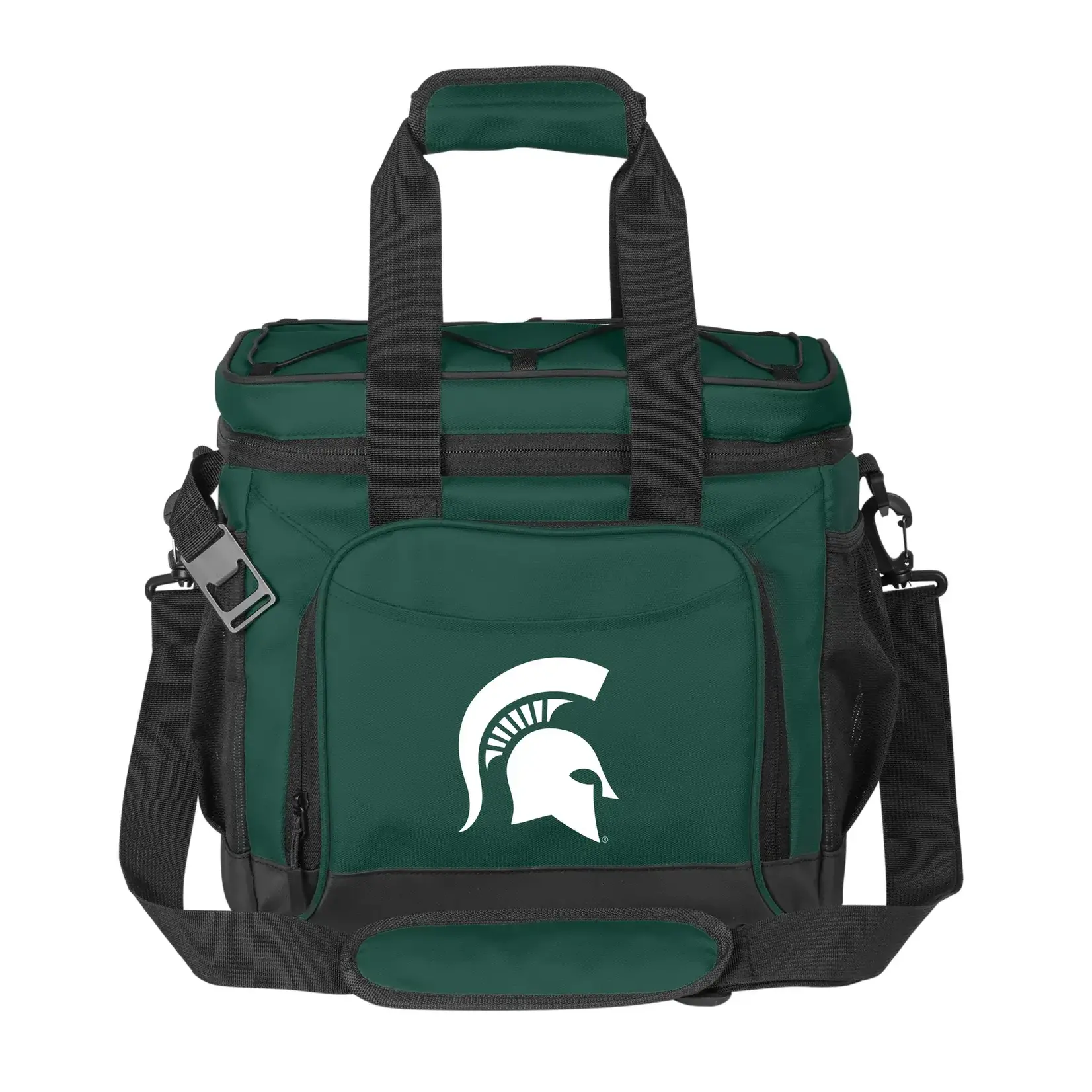 Logo Brands Michigan State Spartans 24-Can Flex Cooler – Officially Licensed Soft-Sided Tailgate & Travel Cooler