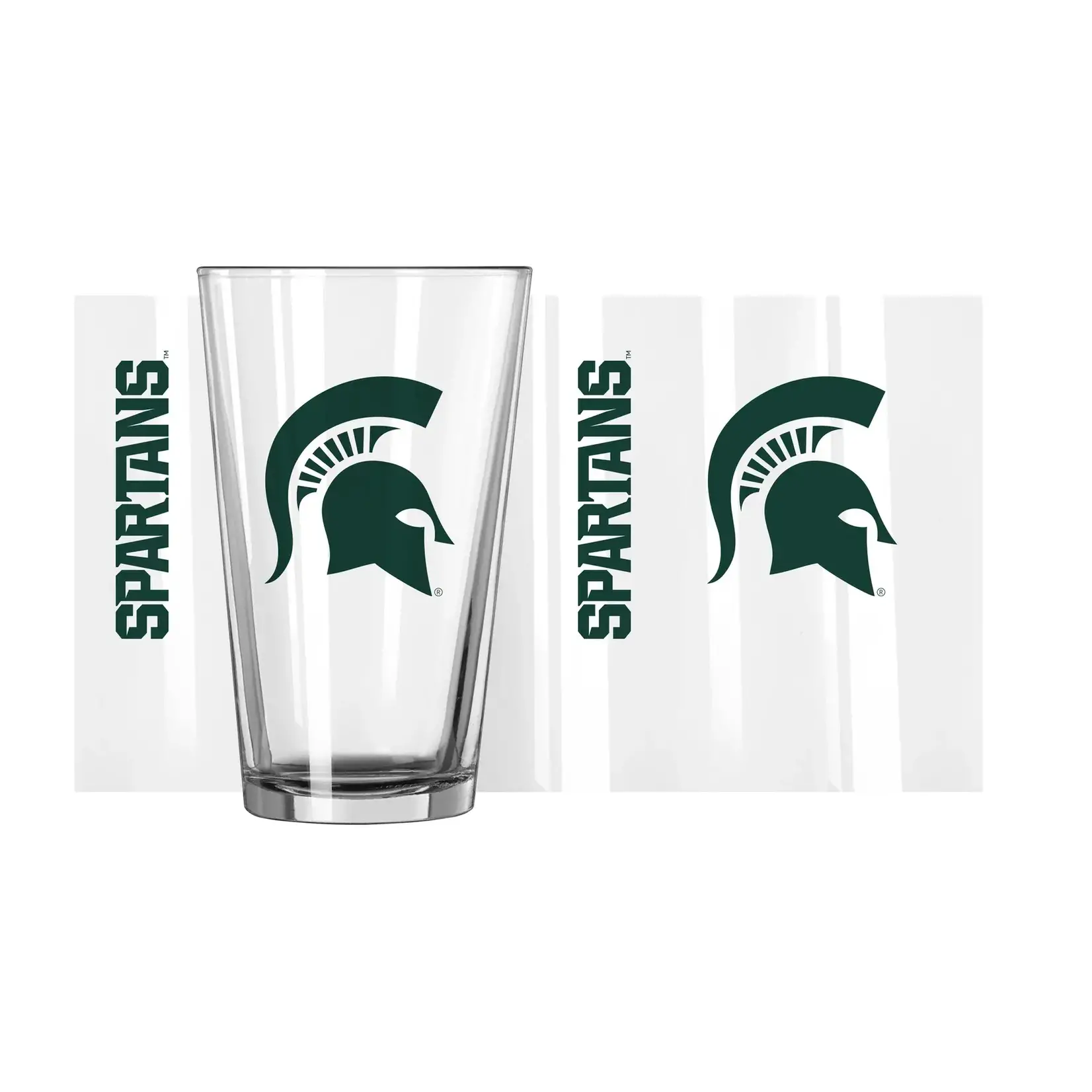 Logo Brands NCAA Michigan State 16oz Gameday Pint Glass