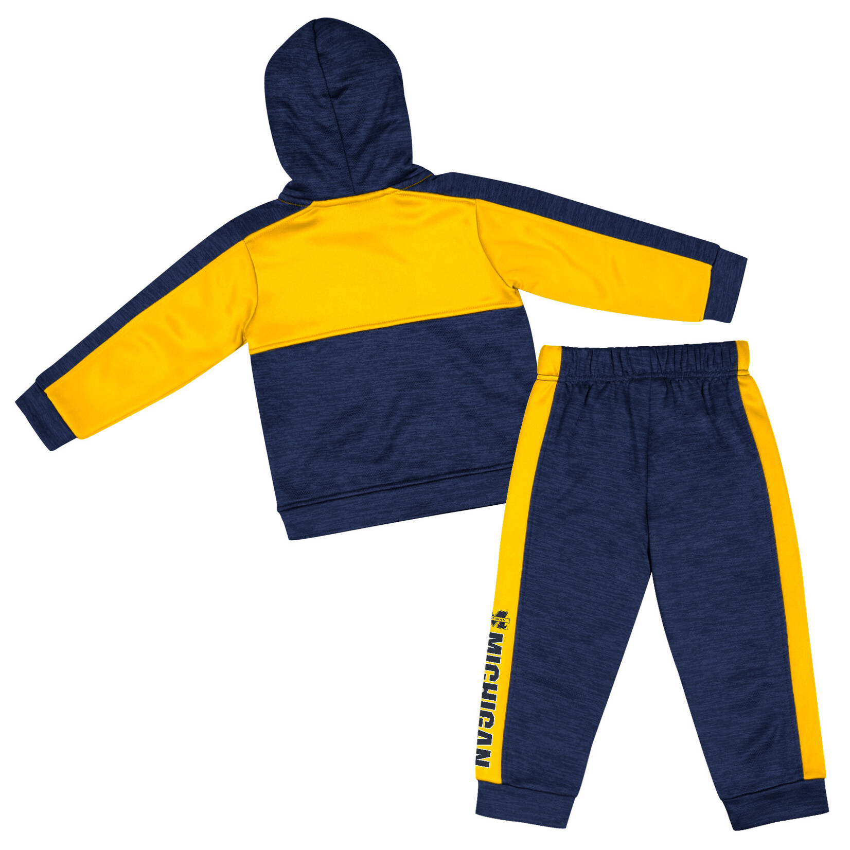 Colosseum Athletics University of Michigan Toddler Boys' Brint Full-Zip Fleece Set