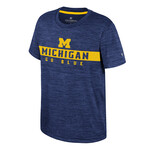 Colosseum Athletics Michigan Wolverines Youth Cumulus Short Sleeve Tee