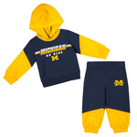 Colosseum Athletics Michigan Wolverines Infant Boys Emperor Hoodie Set