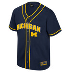 Colosseum Athletics Michigan Wolverines Men's Detonation Baseball Jersey