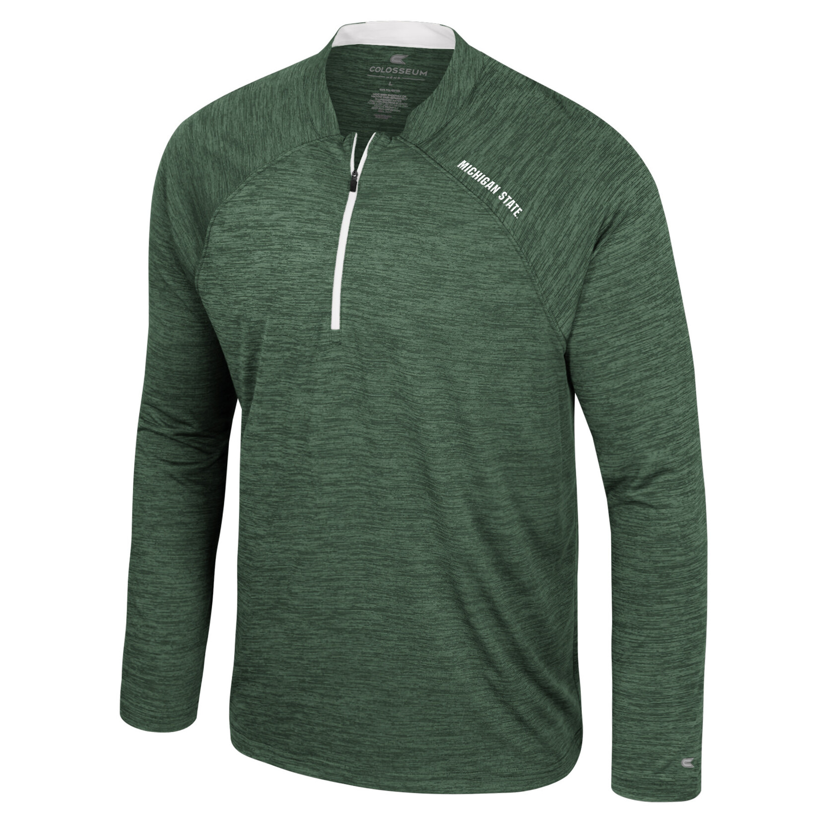 Colosseum Athletics MSU Mens Theoretical 1/4 zip Windshirt