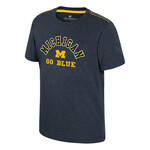 Colosseum Athletics Michigan Wolverines Youth Wade Short Sleeve Tee