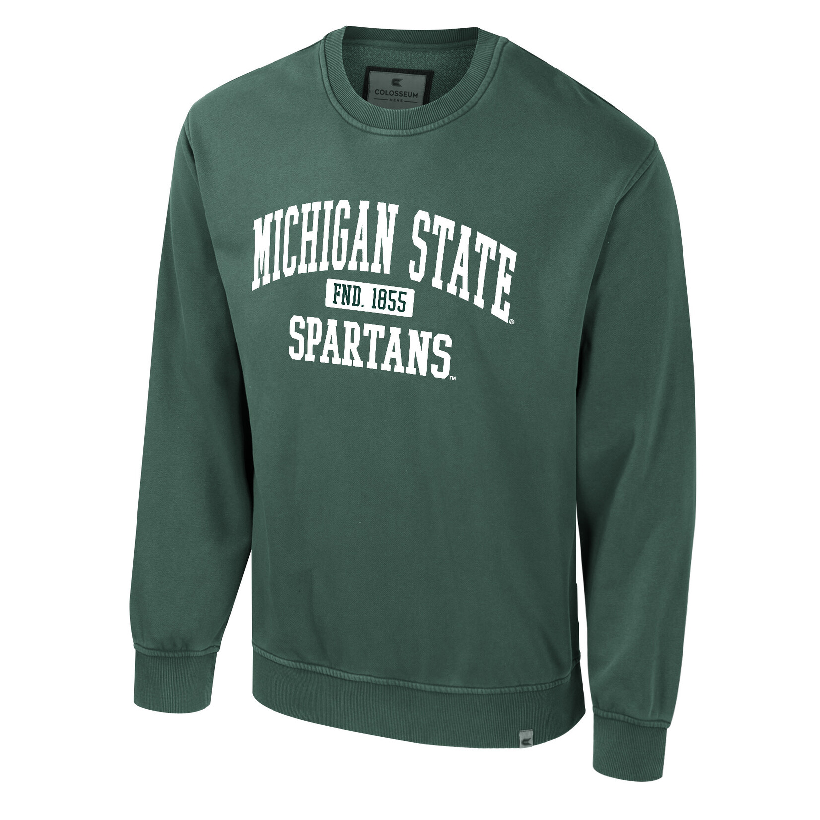 Colosseum Athletics Michigan State Spartans Men’s Matrix Crewneck Fleece