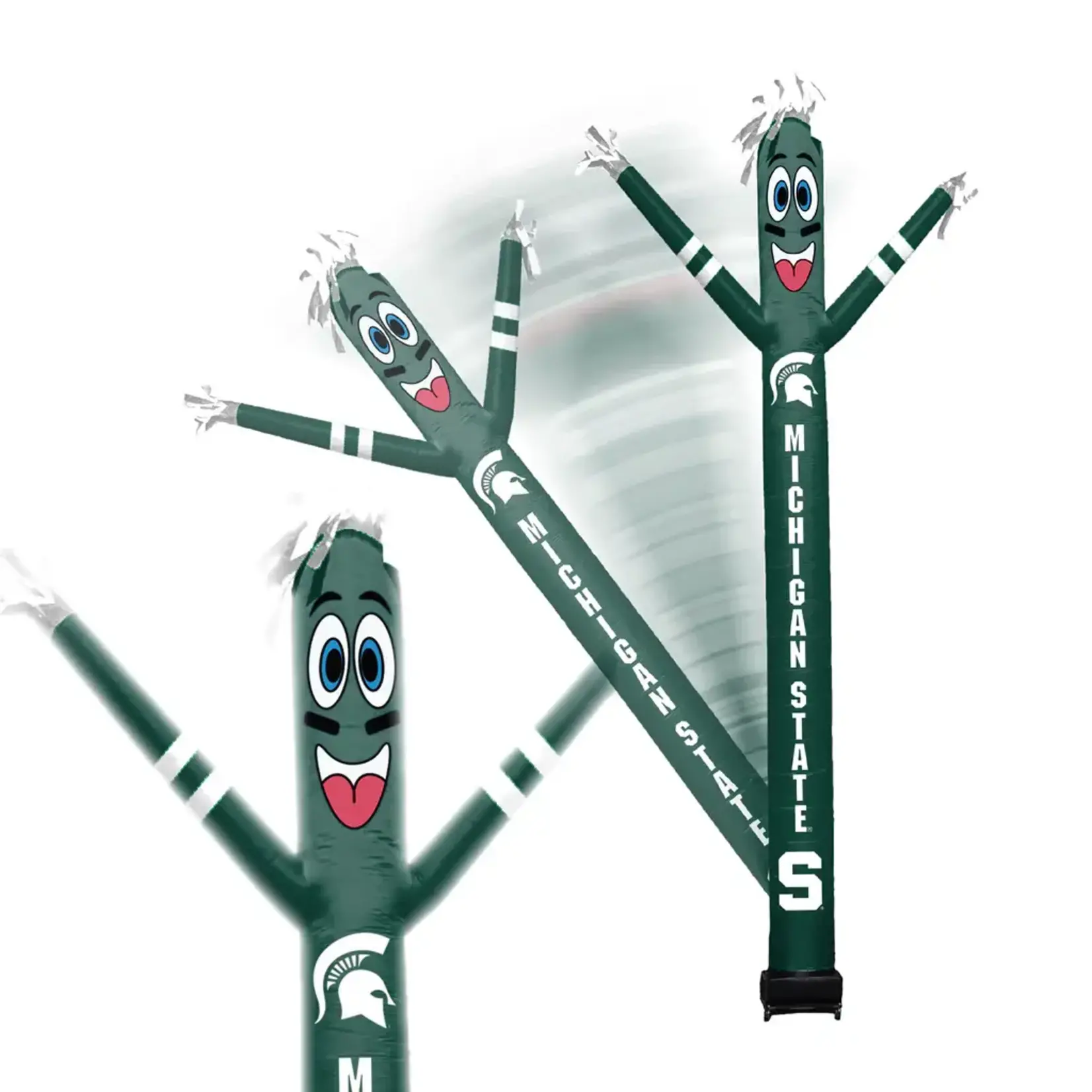 Sporticulture Michigan State Spartans Inflatable Crazy Sports Fan | 8-Foot LED Yard Decoration