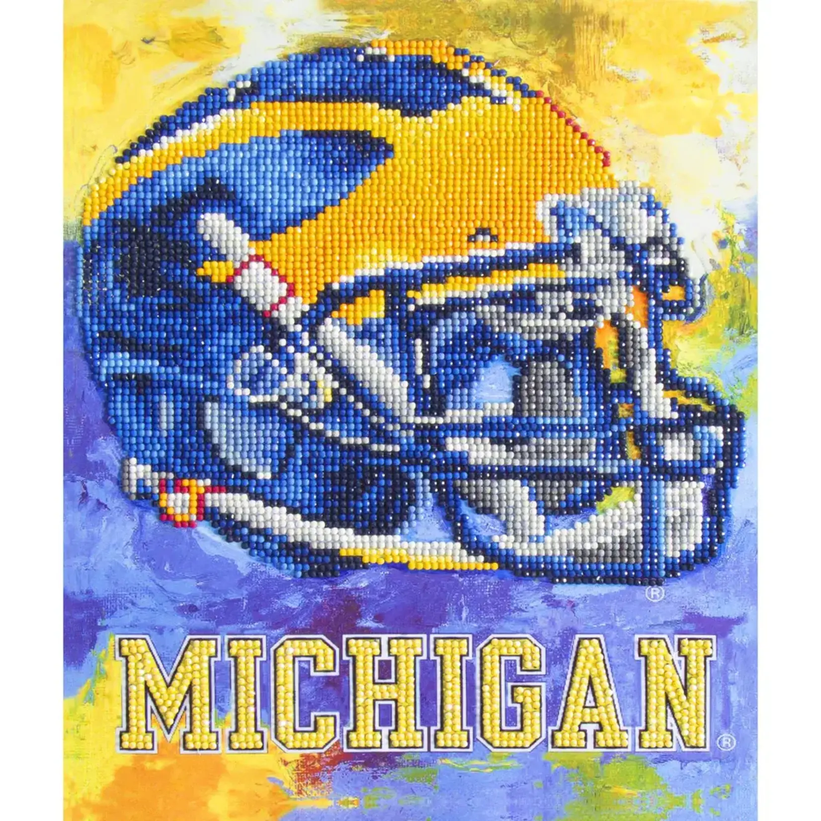 Sporticulture Michigan Wolverines Team Pride Diamond Painting Craft Kit – Create Your Own Fan Art