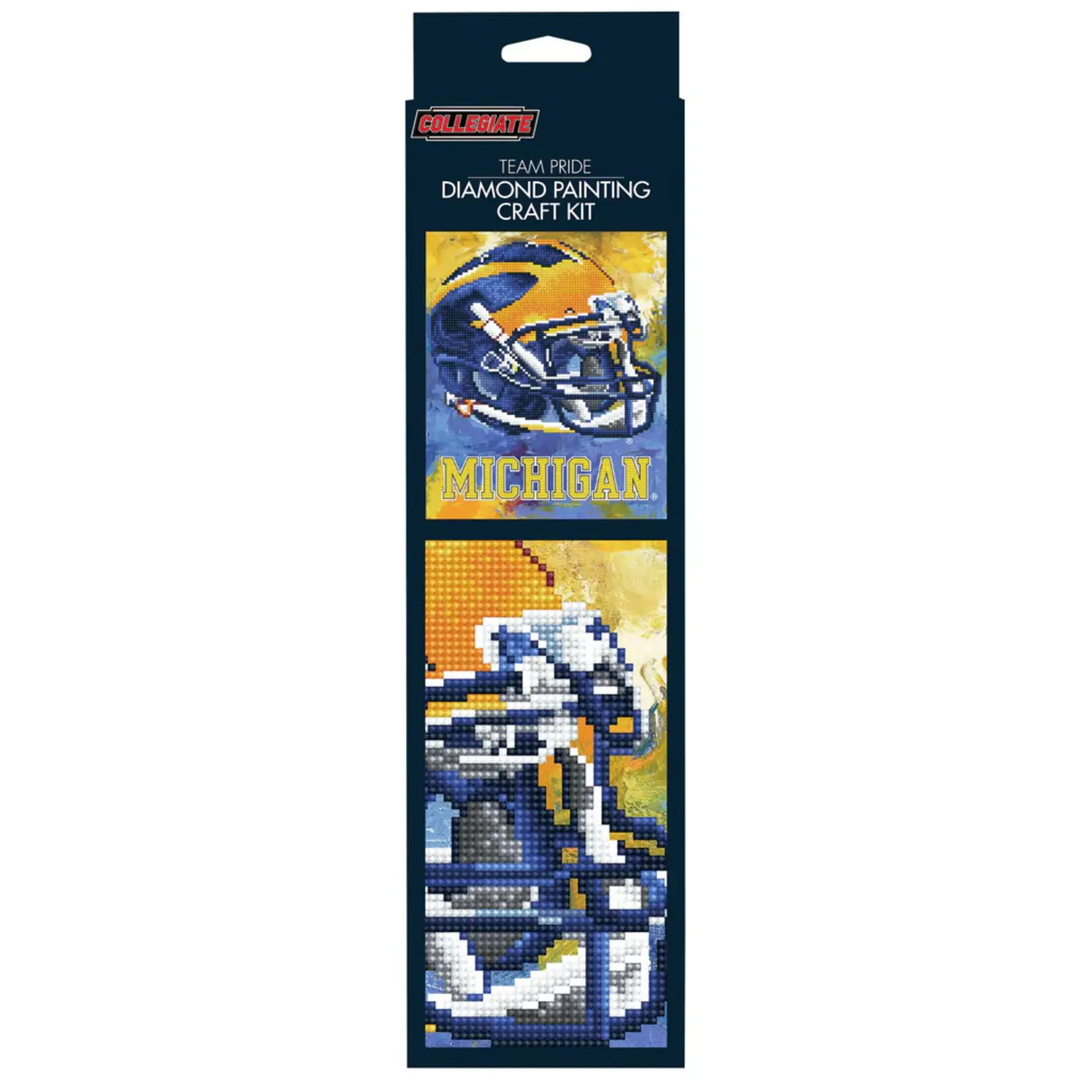 Sporticulture Michigan Wolverines Team Pride Diamond Painting Craft Kit – Create Your Own Fan Art
