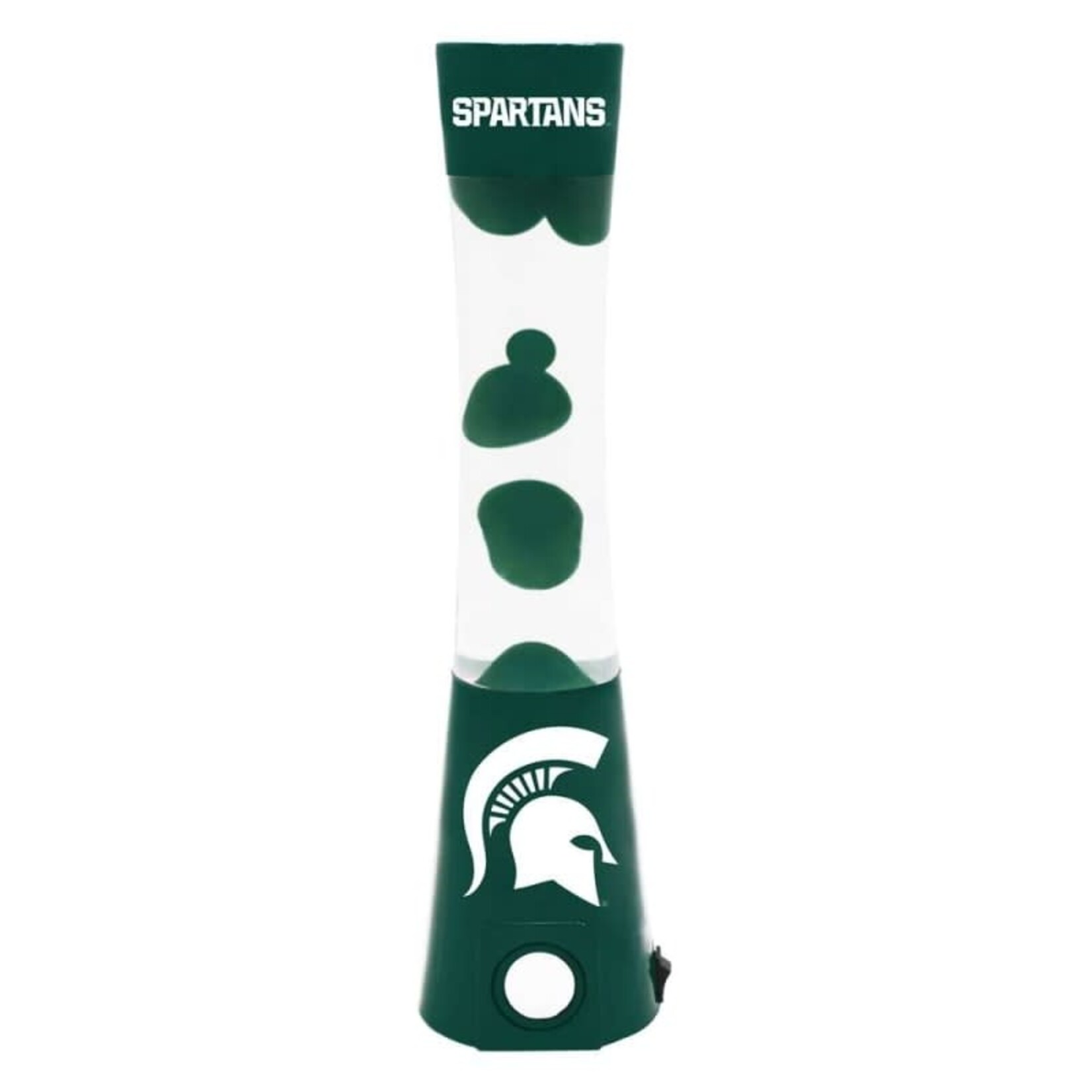 Sporticulture Michigan State Spartans 16.5" Bluetooth Lava Lamp with Built-in Speaker – Official NCAA Team Décor
