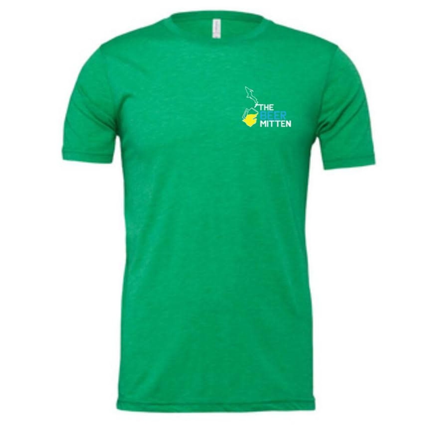 Skroove The Beer Mitten Men’s Tee – 50/50 Cotton-Poly Blend with Embroidered Logo