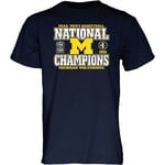 Blue 84 University of Michigan 2026 National Champions T-Shirt