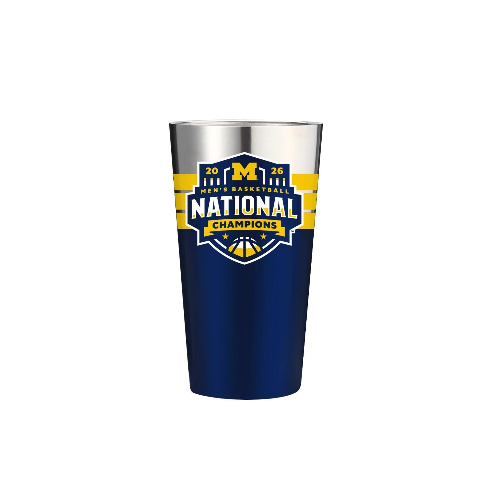 Gametime Sidekicks UMI-DW-PT Pint Glass 16oz Stainless