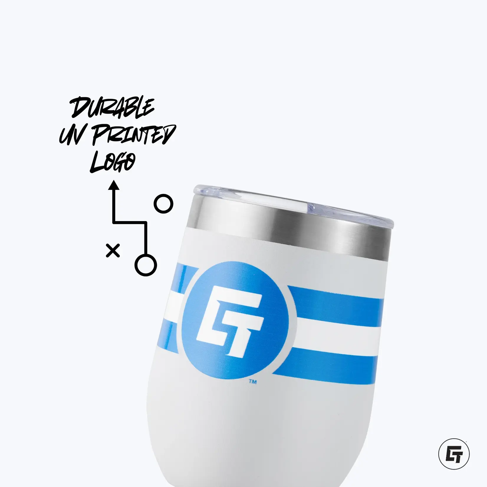 Gametime Sidekicks UMI-DW-SL Stemless 12oz Stainless