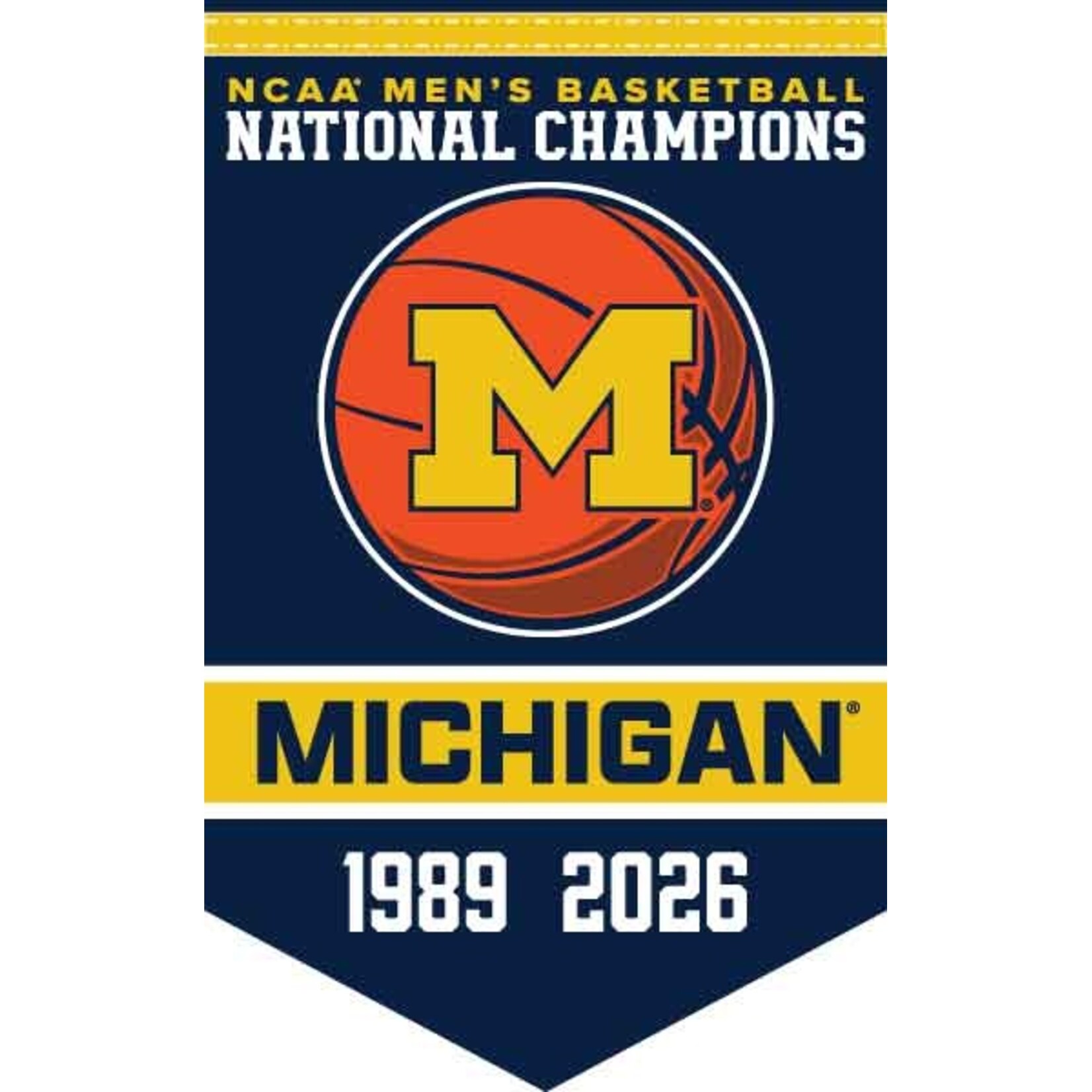 Sewing Concepts UMI-PN-26 Champs Pennant 12x30