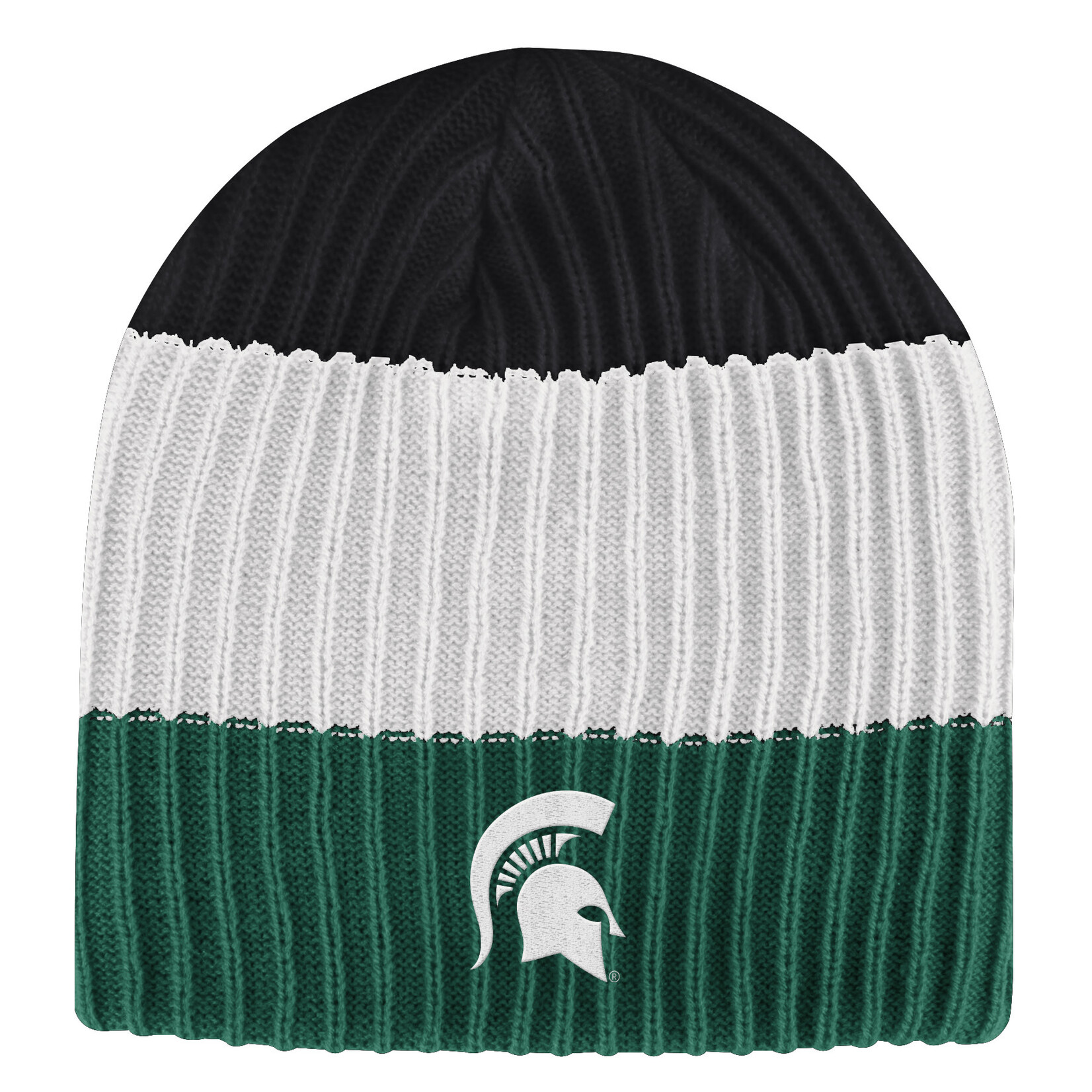 Colosseum Athletics Michigan State Spartans Rib Knit Rivalry Beanie