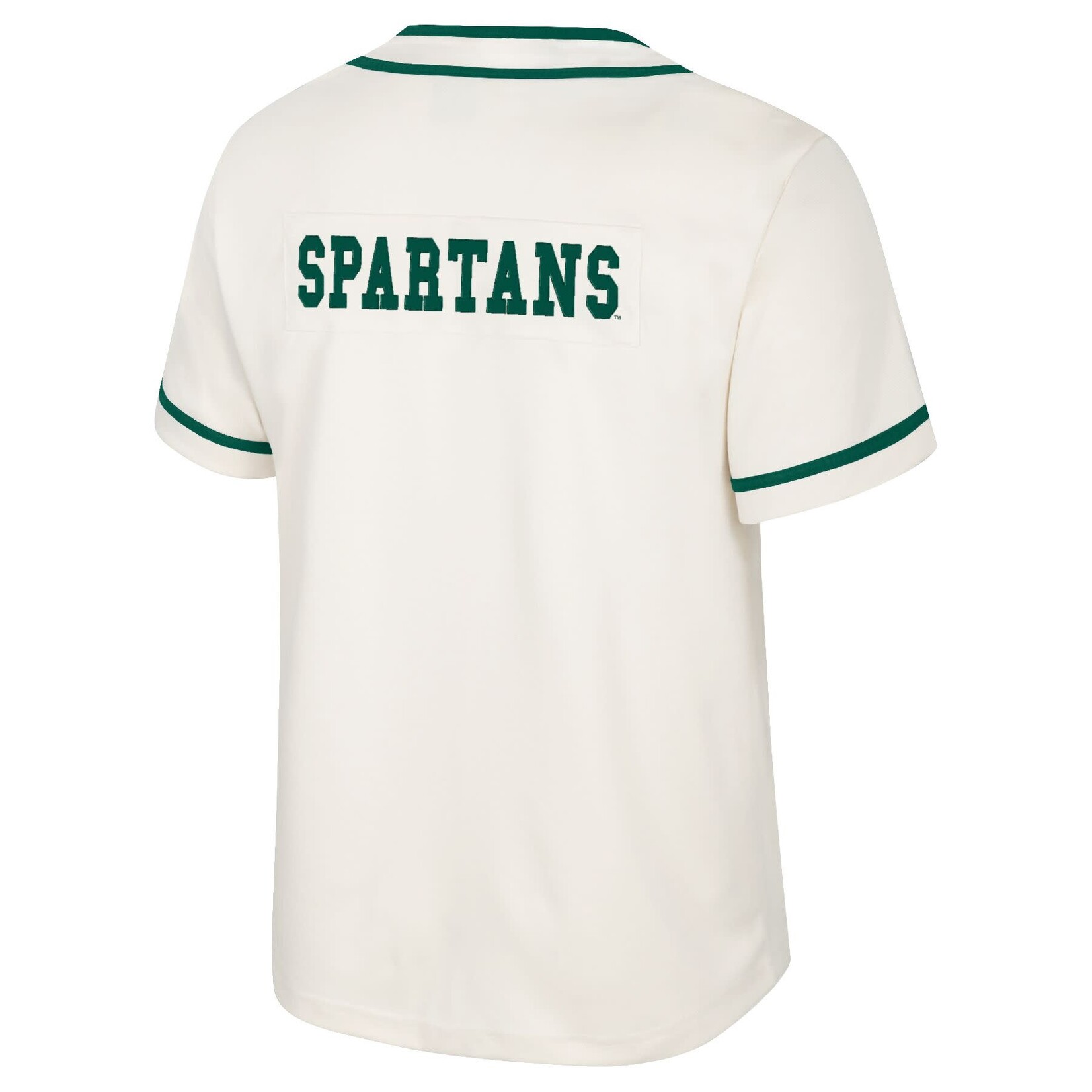 Colosseum Athletics Michigan State Spartans Hunter Seeker Heavy Poly Baseball Jersey